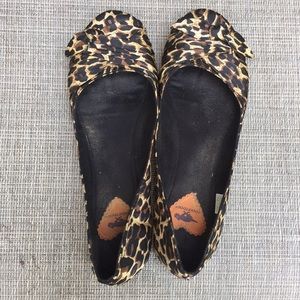 Cheetah print flats